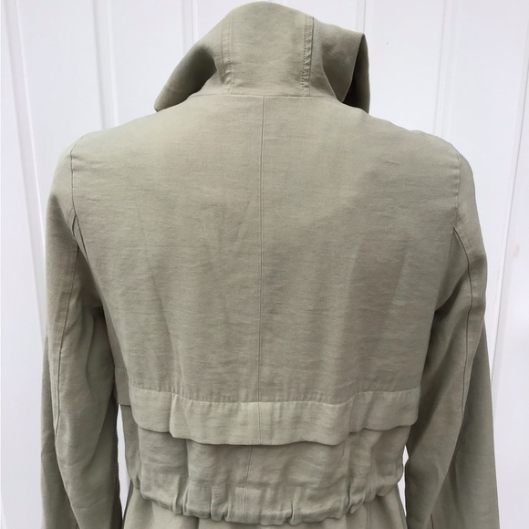 Vince Camuto Hooded Utility Anorak Jacket Drawstring at Waist and Bottom - Picture 6 of 12